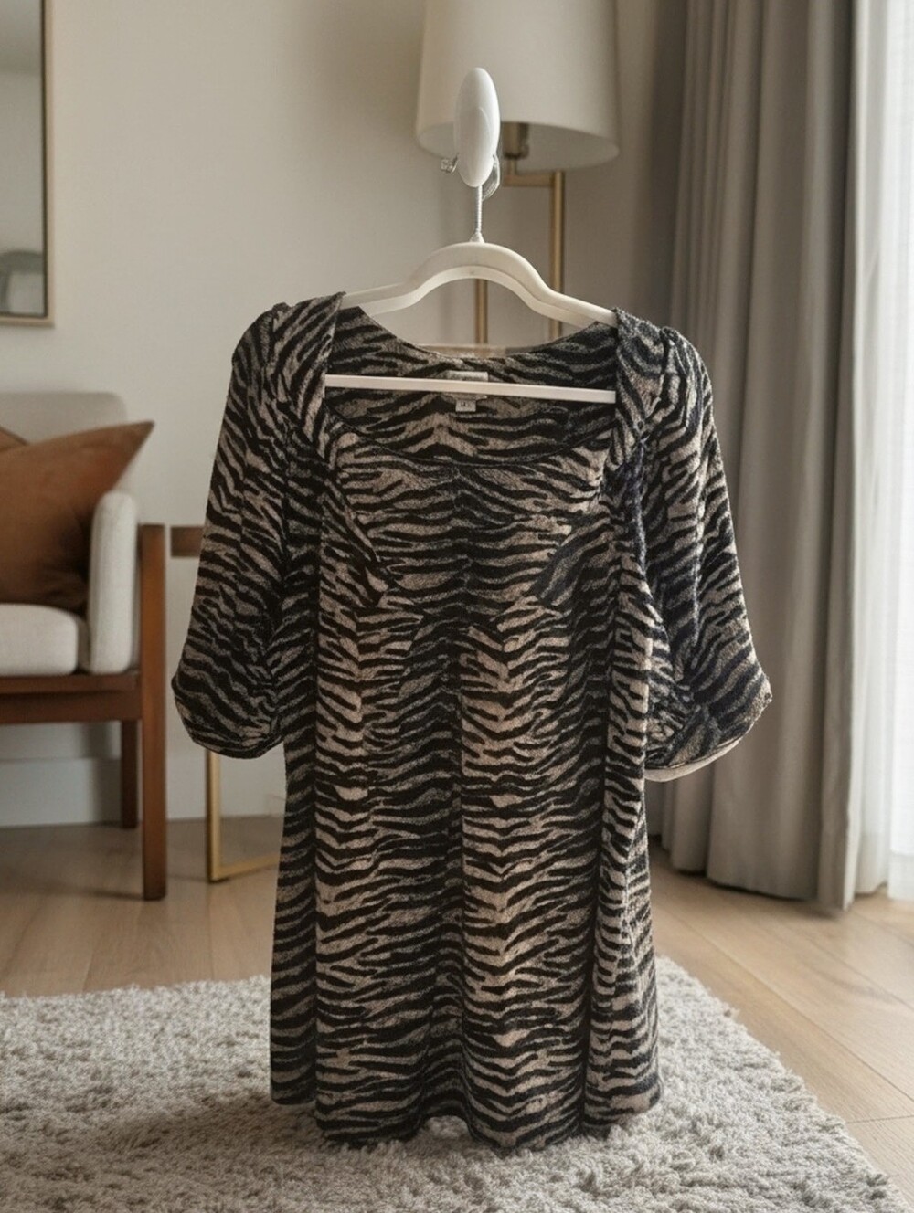 Worthington Tiger Print Blouse